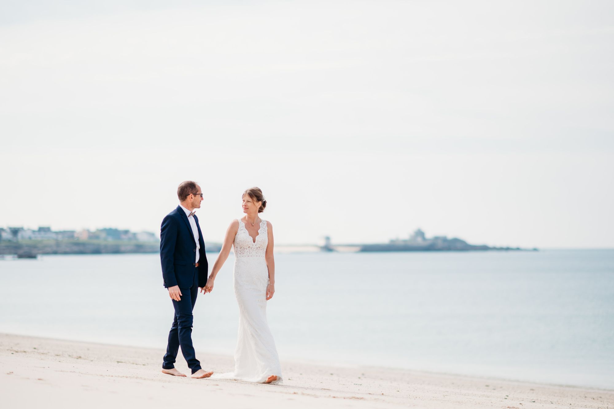 photo mariage plage - Marine Croum